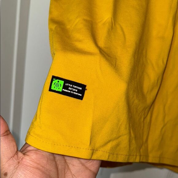 Boys Yellow Polo style Shirt with graphics - Picture 2 of 9